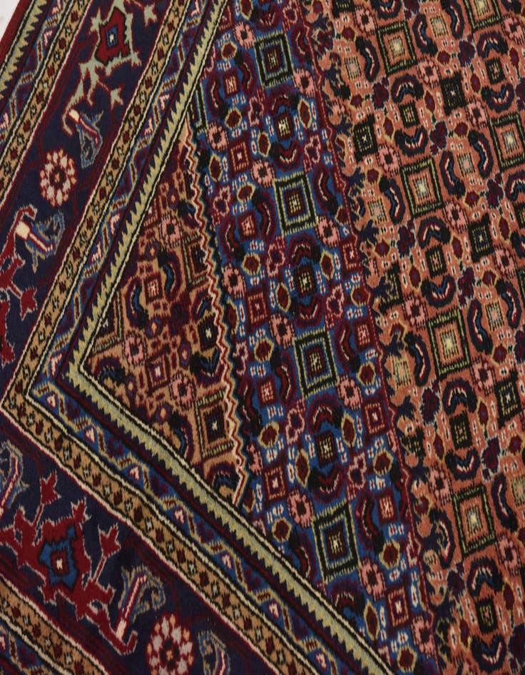 Detail image of  6' 7 x 9' 10  Hand Knotted Tabriz Persian Wool Rug