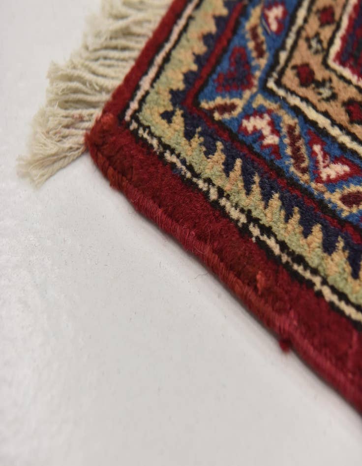 Detail image of  6' 7 x 9' 10  Hand Knotted Tabriz Persian Wool Rug