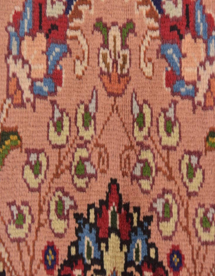 Detail image of  6' 6 x 9' 6  Hand Knotted Tabriz Persian Wool Rug