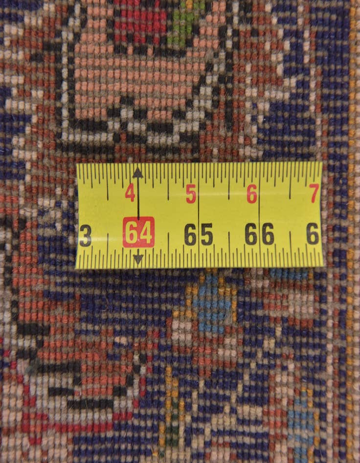 Detail image of  6' 6 x 9' 6  Hand Knotted Tabriz Persian Wool Rug