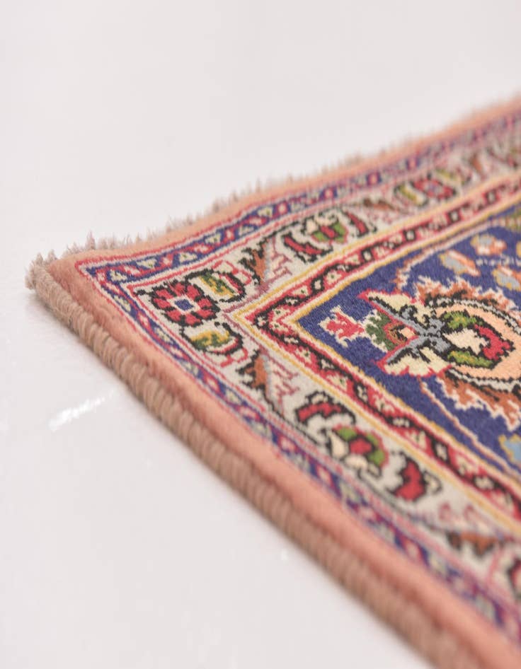 Detail image of  6' 6 x 9' 6  Hand Knotted Tabriz Persian Wool Rug