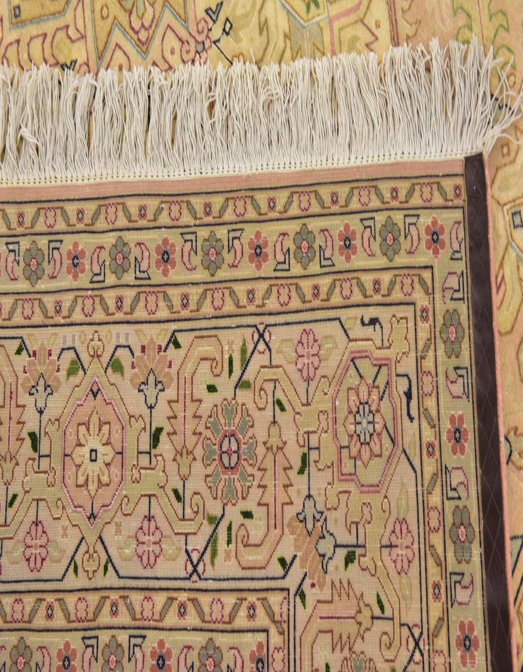 Detail image of  6' 7 x 10'  Hand Knotted Tabriz Persian Rug