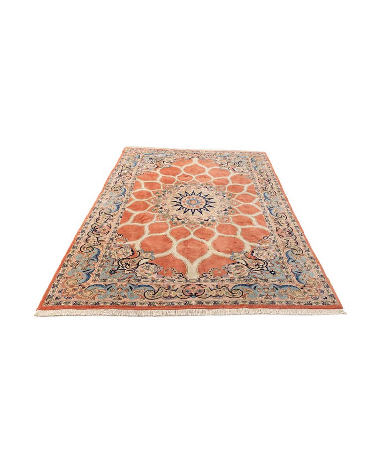 Detail image of 6' 5 x 9' 8 Hand Knotted Tabriz Persian Wool Rug