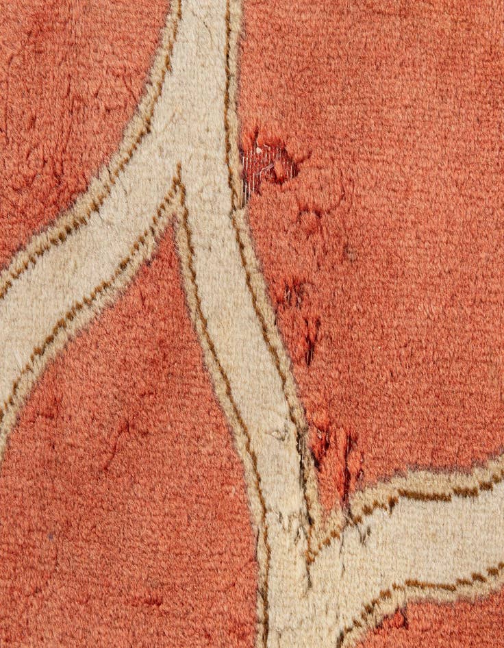 Detail image of 6' 5 x 9' 8 Hand Knotted Tabriz Persian Wool Rug