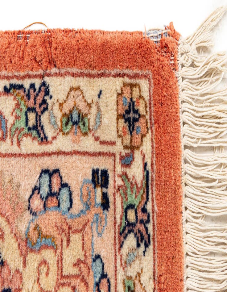 Detail image of 6' 5 x 9' 8 Hand Knotted Tabriz Persian Wool Rug