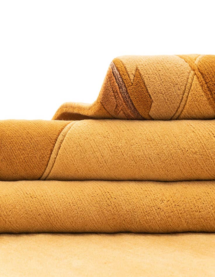 Detail image of  4' 7 x 6' 7  Hand Knotted Tibet Wool Rug