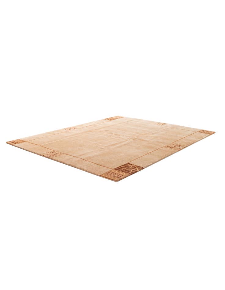 Detail image of  6' 8 x 8' 3  Hand Knotted Tibet Wool Rug