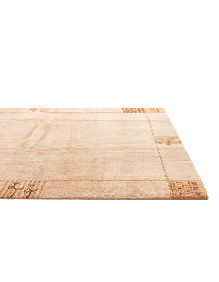 Detail image of  6' 8 x 8' 3  Hand Knotted Tibet Wool Rug