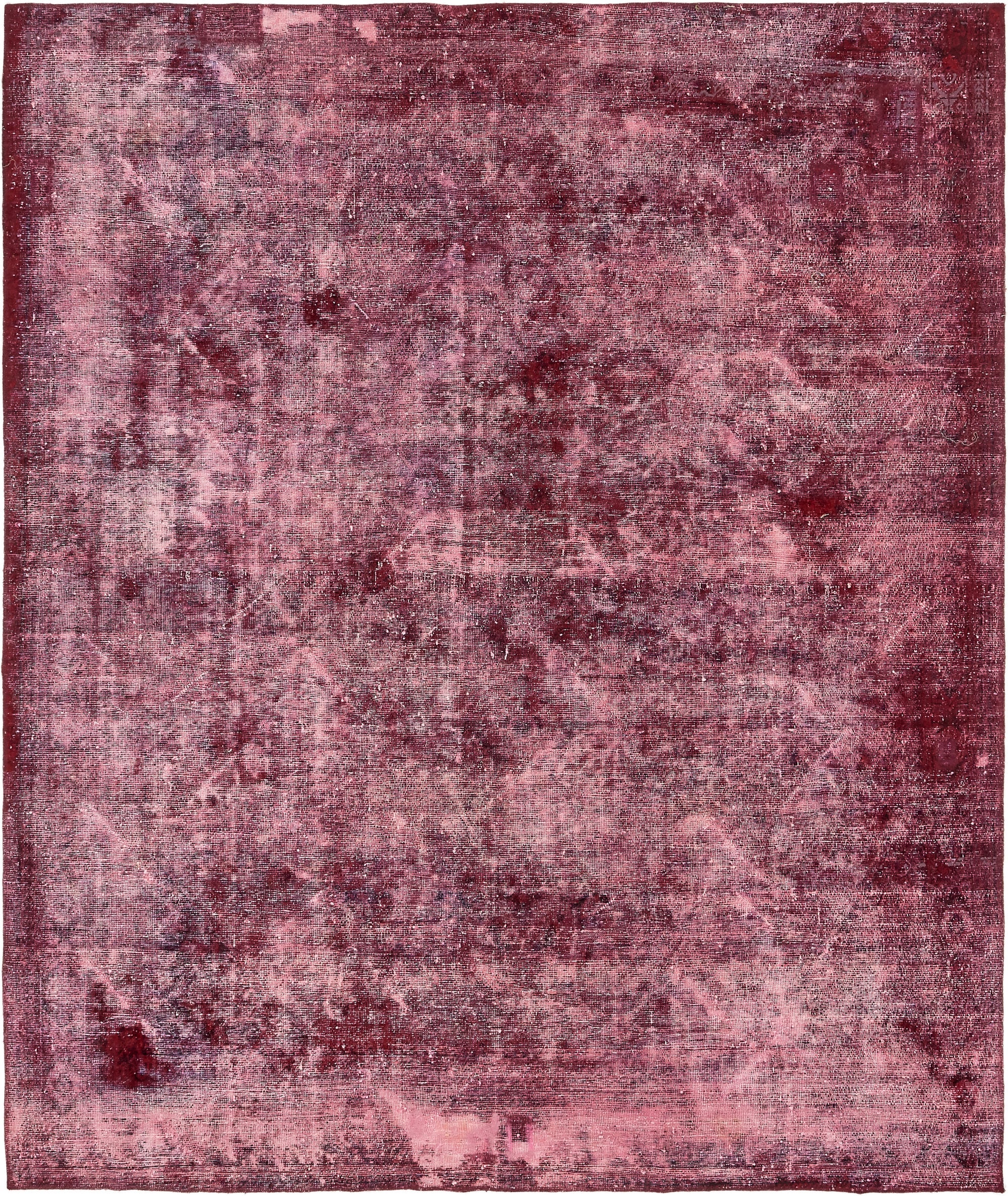  8' 7 x 10' 3  Hand Knotted Ultra Vintage Persian Wool Rug