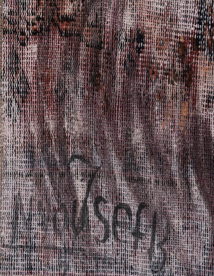 Detail image of  3' 2 x 4'  Hand Knotted Ultra Vintage Persian Wool Rug