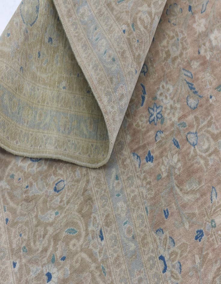 Detail image of  9' 8 x 13' 2  Hand Knotted Ultra Vintage Persian Wool Rug