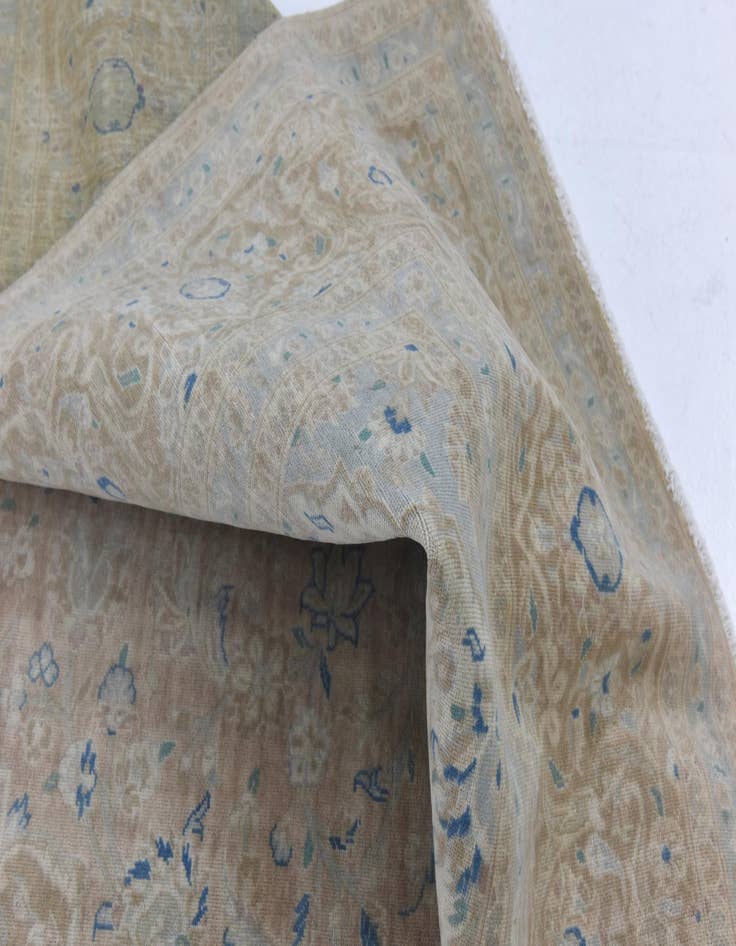 Detail image of  9' 8 x 13' 2  Hand Knotted Ultra Vintage Persian Wool Rug