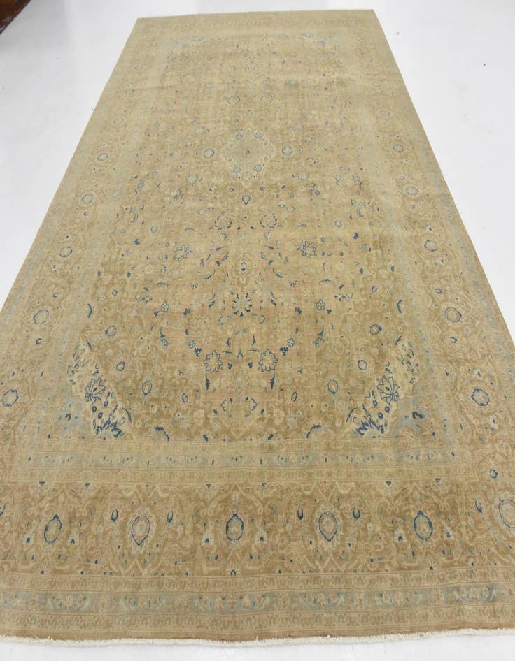 Detail image of  9' 8 x 13' 2  Hand Knotted Ultra Vintage Persian Wool Rug