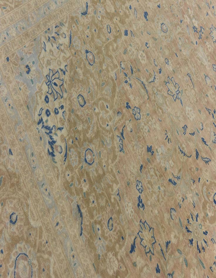 Detail image of  9' 8 x 13' 2  Hand Knotted Ultra Vintage Persian Wool Rug