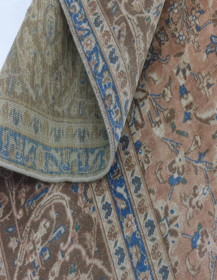 Detail image of  9' 6 x 12' 7  Hand Knotted Ultra Vintage Persian Wool Rug