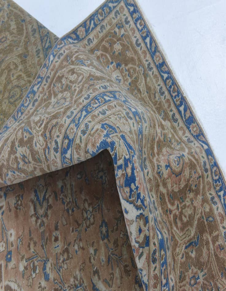 Detail image of  9' 6 x 12' 7  Hand Knotted Ultra Vintage Persian Wool Rug