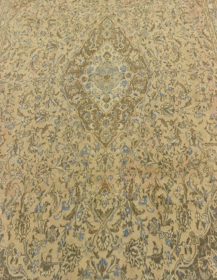 Detail image of  9' 8 x 12' 1  Hand Knotted Ultra Vintage Persian Wool Rug