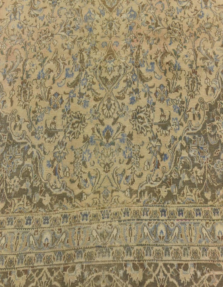 Detail image of  9' 8 x 12' 1  Hand Knotted Ultra Vintage Persian Wool Rug