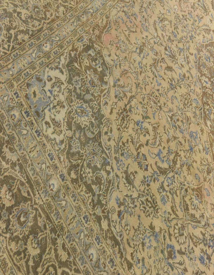 Detail image of  9' 8 x 12' 1  Hand Knotted Ultra Vintage Persian Wool Rug