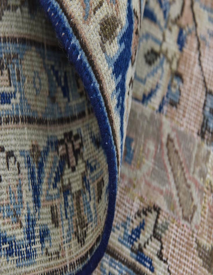 Detail image of  7' x 11' 6  Hand Knotted Ultra Vintage Persian Wool Rug