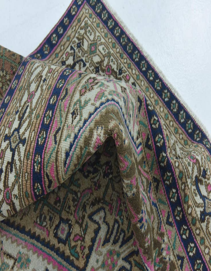 Detail image of  8' 2 x 11' 5  Hand Knotted Ultra Vintage Persian Wool Rug