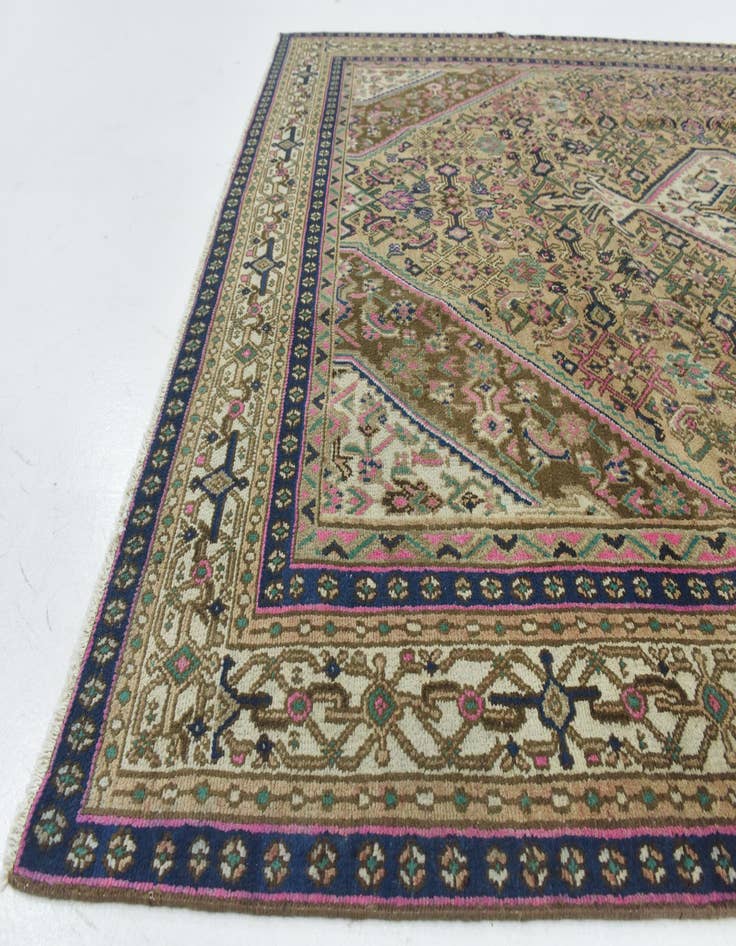 Detail image of  8' 2 x 11' 5  Hand Knotted Ultra Vintage Persian Wool Rug