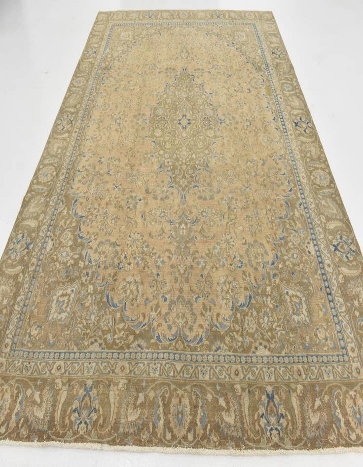 Detail image of  8' 10 x 11' 5  Hand Knotted Ultra Vintage Persian Wool Rug