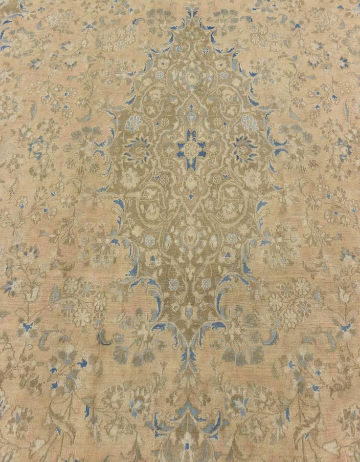 Detail image of  8' 10 x 11' 5  Hand Knotted Ultra Vintage Persian Wool Rug