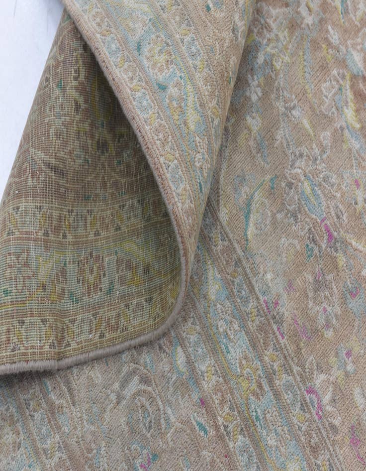 Detail image of  9' 7 x 12' 6  Hand Knotted Ultra Vintage Persian Wool Rug