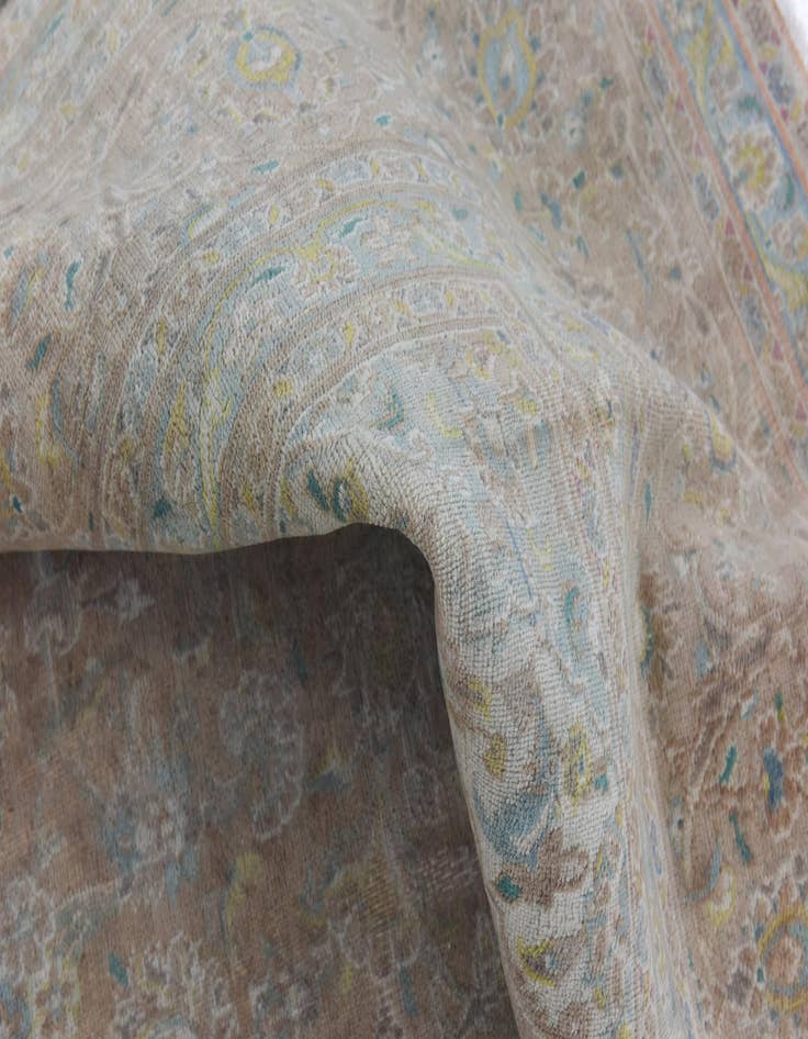 Detail image of  9' 7 x 12' 6  Hand Knotted Ultra Vintage Persian Wool Rug