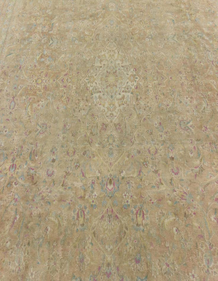 Detail image of  9' 7 x 12' 6  Hand Knotted Ultra Vintage Persian Wool Rug