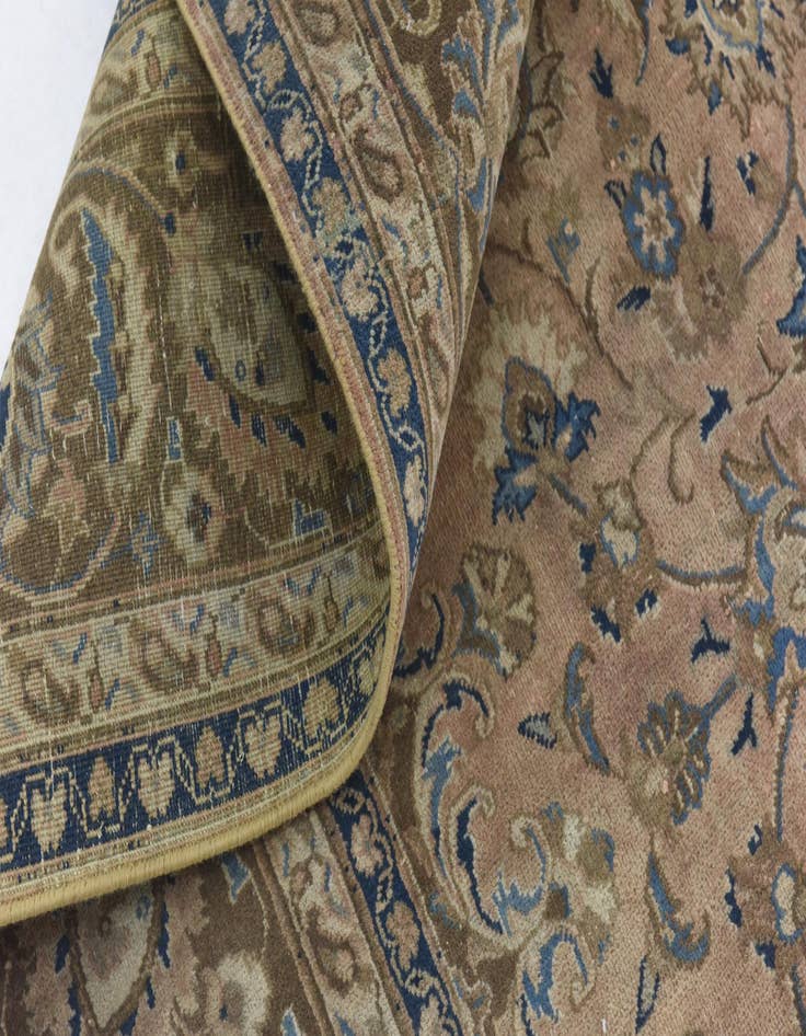 Detail image of  9' 4 x 12' 7  Hand Knotted Ultra Vintage Persian Wool Rug