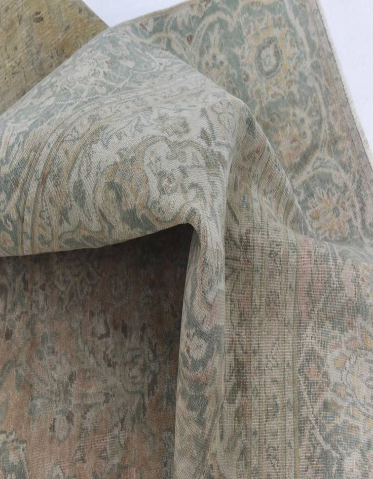 Detail image of  8' 7 x 12' 10  Hand Knotted Ultra Vintage Persian Wool Rug