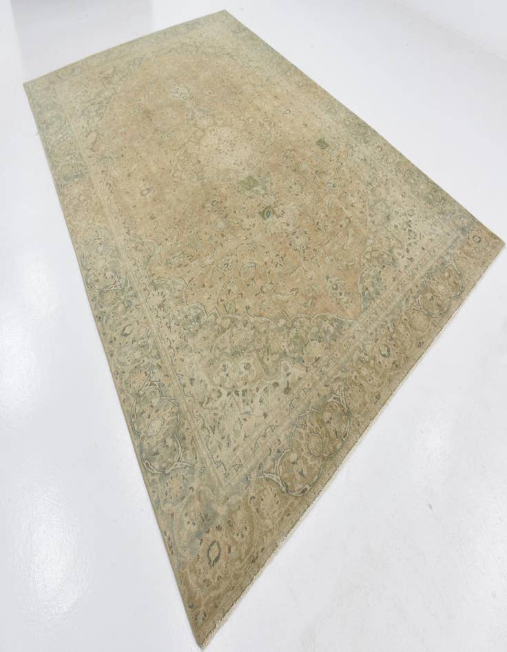 Detail image of  8' 7 x 12' 10  Hand Knotted Ultra Vintage Persian Wool Rug