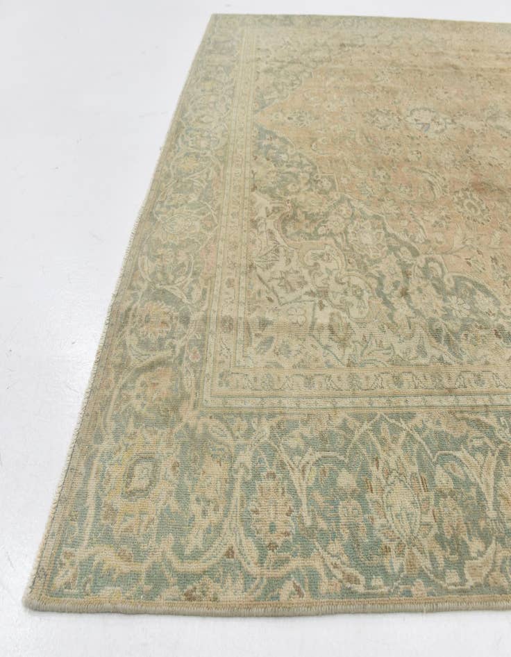 Detail image of  8' 7 x 12' 10  Hand Knotted Ultra Vintage Persian Wool Rug
