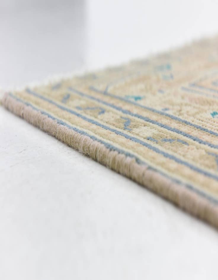 Detail image of  6' x 9' 6  Hand Knotted Ultra Vintage Persian Wool Rug