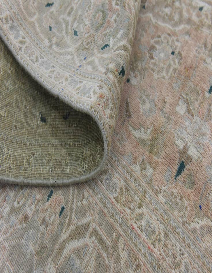 Detail image of  6' 2 x 9' 9  Hand Knotted Ultra Vintage Persian Wool Rug