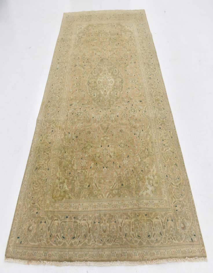 Detail image of  6' 2 x 9' 9  Hand Knotted Ultra Vintage Persian Wool Rug