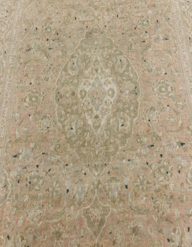 Detail image of  6' 2 x 9' 9  Hand Knotted Ultra Vintage Persian Wool Rug