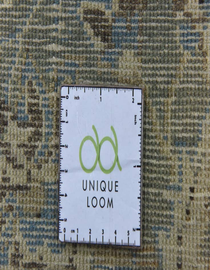 Detail image of  9' 3 x 13'  Hand Knotted Ultra Vintage Persian Wool Rug