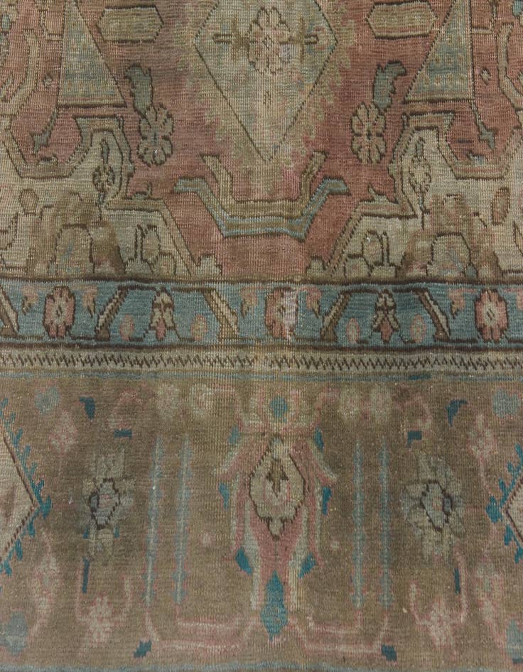 Detail image of  9' 2 x 12' 6  Hand Knotted Ultra Vintage Persian Wool Rug