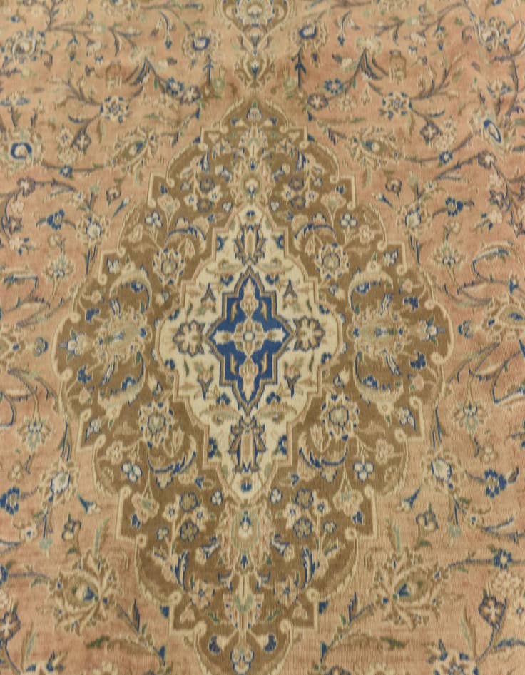 Detail image of  9' 5 x 12' 9  Hand Knotted Ultra Vintage Persian Wool Rug