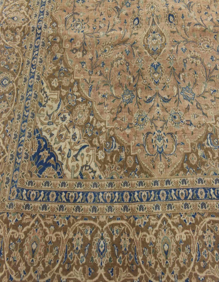 Detail image of  9' 5 x 12' 9  Hand Knotted Ultra Vintage Persian Wool Rug