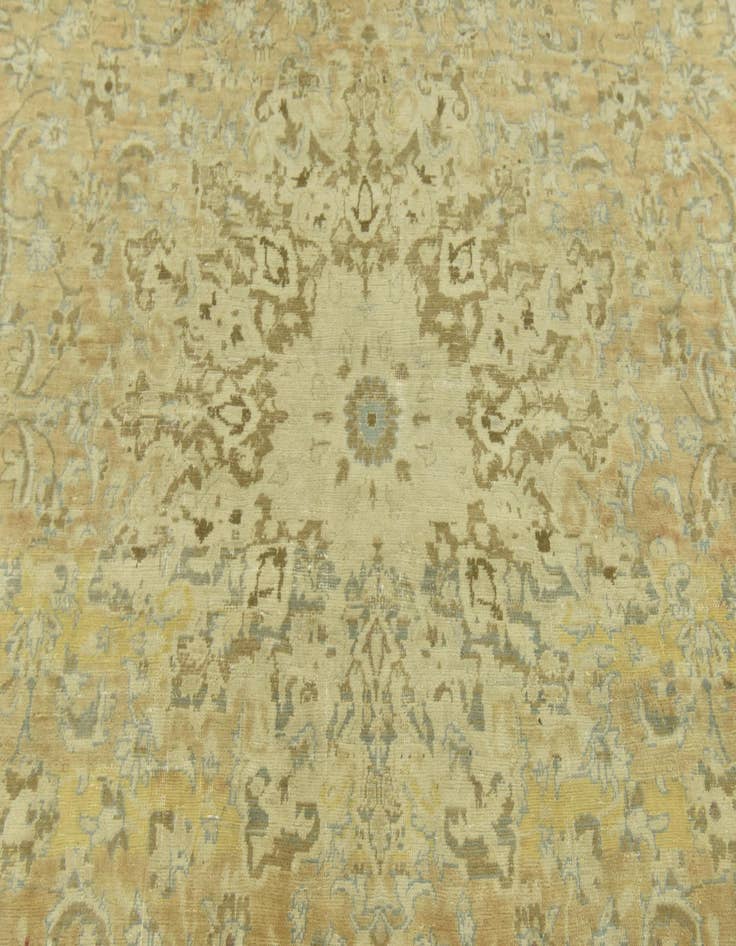Detail image of  9' 1 x 13' 7  Hand Knotted Ultra Vintage Persian Wool Rug