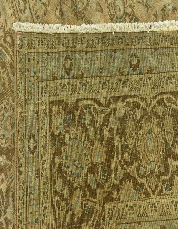 Detail image of  9' 8 x 12' 7  Hand Knotted Ultra Vintage Persian Wool Rug