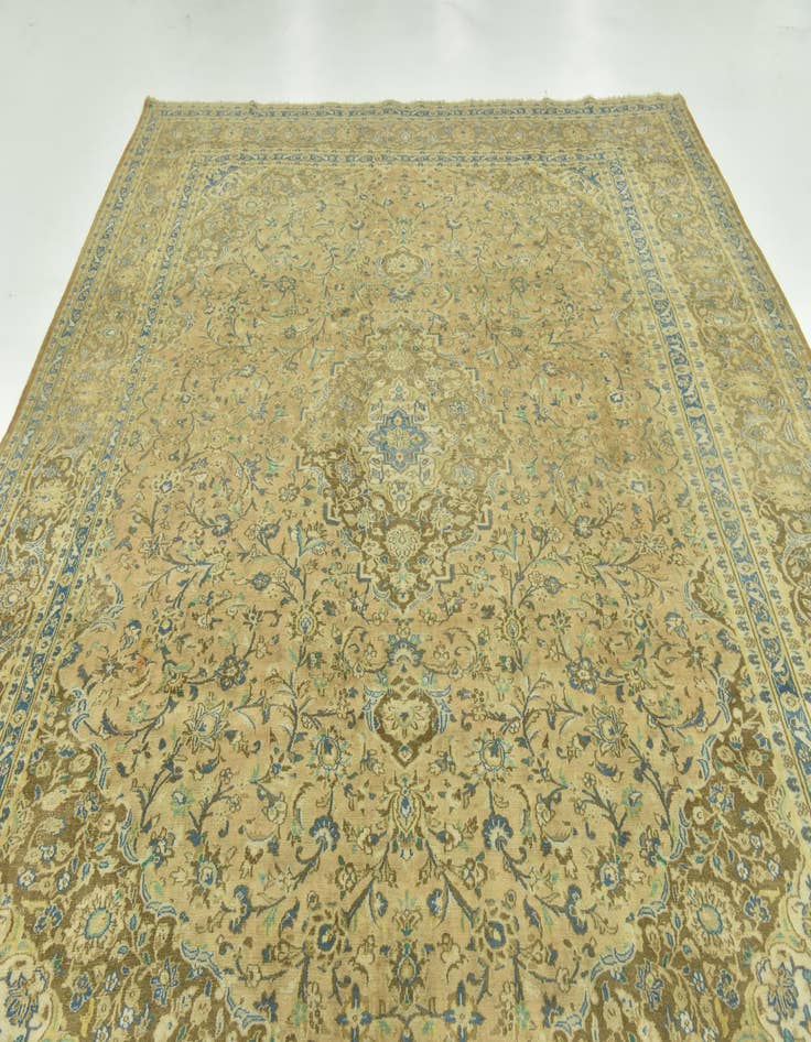 Detail image of  9' 4 x 12' 8  Hand Knotted Ultra Vintage Persian Wool Rug