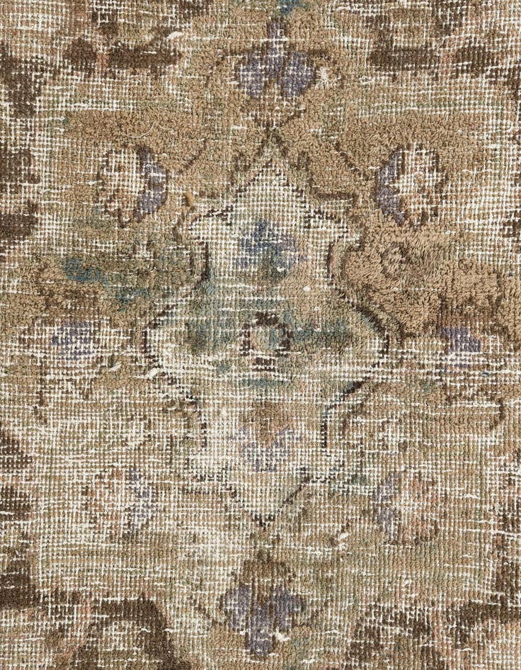 Detail image of  9' 10 x 12' 10  Hand Knotted Ultra Vintage Persian Wool Rug