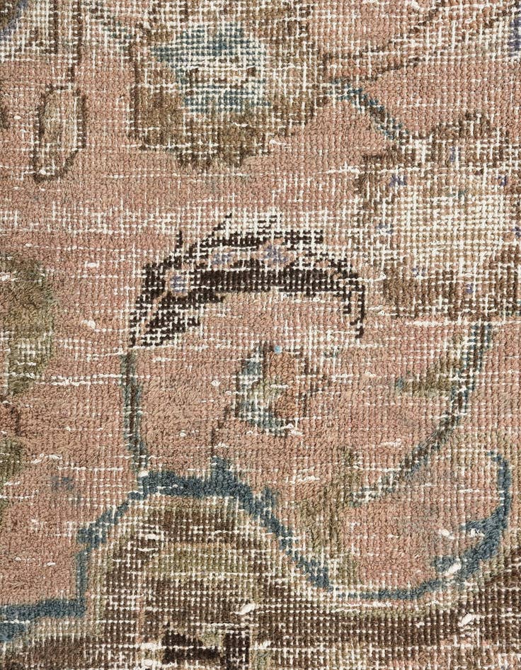 Detail image of  9' 10 x 12' 10  Hand Knotted Ultra Vintage Persian Wool Rug