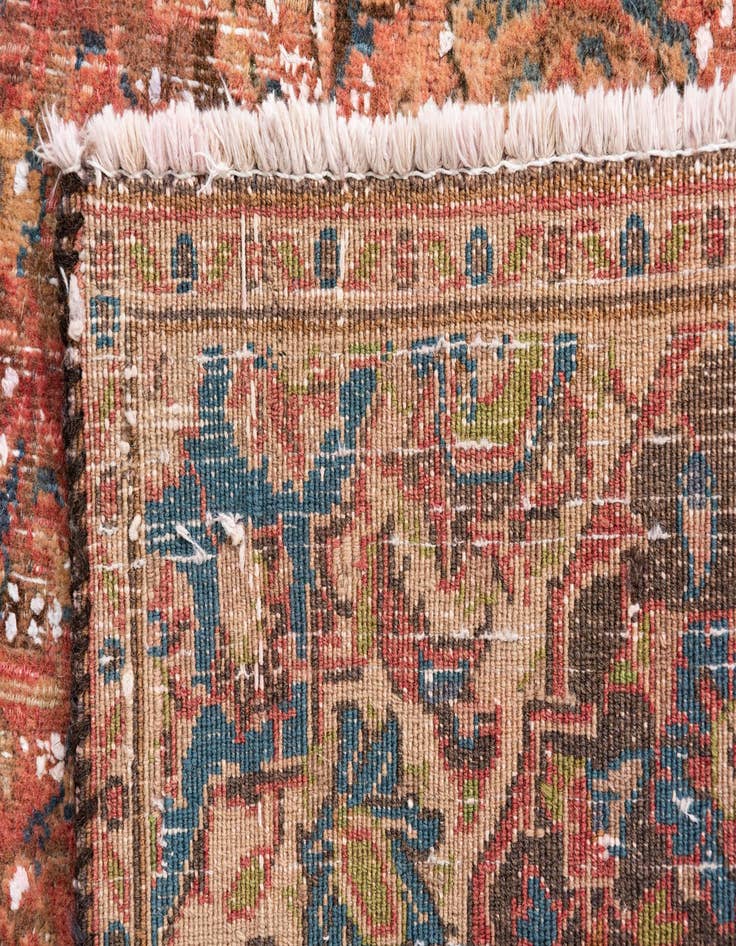 Detail image of  4' x 6' 7  Hand Knotted Ultra Vintage Persian Wool Rug