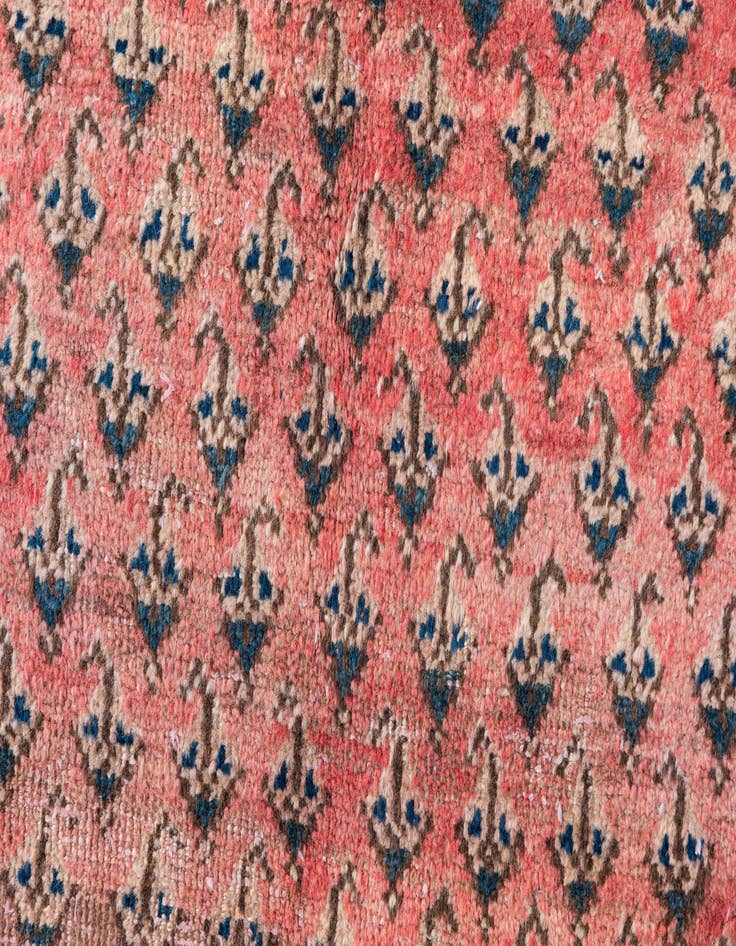 Detail image of  3' 10 x 6' 5  Hand Knotted Ultra Vintage Persian Wool Rug